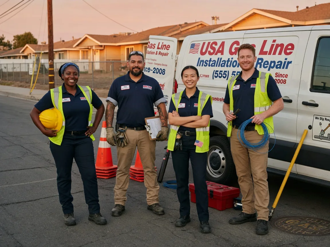 Gas Line Installation company in Pineland, TX
